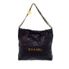 Chanel Small Quilted Shiny Calfskin 22 Handbag Secondhand
