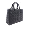 Dior Large Ultra Matte Calfskin Cannage Lady Dior Secondhand