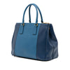 Prada Medium Bicolor Saffiano Lux Galleria Double Zip Satchel Secondhand