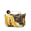 Fendi Fendace Nano Zucca Canvas Baguette Secondhand