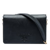 Prada Saffiano Lux Monochrome Wallet on Chain Secondhand
