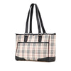 Secondhand Burberry House Check Canvas Tote