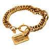 Chanel Gold Plated 31 Rue Cambon Plate Charm Bracelet Secondhand