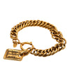 Chanel Gold Plated 31 Rue Cambon Plate Charm Bracelet Secondhand