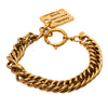 Chanel Gold Plated 31 Rue Cambon Plate Charm Bracelet Secondhand
