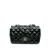 Chanel Mini Rectangular Classic Patent Single Flap Secondhand