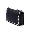 Prada Tessuto Studded Etiquette Shoulder Bag Secondhand