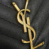 Saint Laurent Grain De Poudre Chevron Round Vinyle Camera Bag Secondhand