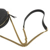 Saint Laurent Grain De Poudre Chevron Round Vinyle Camera Bag Secondhand