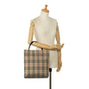 Vintage Check Canvas Tote Bag - '10s Second-hand