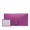 Bottega Veneta Nappa Intrecciato Turn Lock Clutch Secondhand