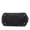 Prada Studded Denim Canapa Logo Tote Secondhand