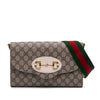 Gucci Small GG Supreme Horsebit 1955 Satchel Secondhand