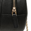 Chanel Caviar CC Filigree Round Clutch with Chain Secondhand