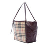Secondhand Burberry Small Haymarket Check Canvas and Leather Canterbury Tote