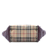 Burberry Small Haymarket Check Coated Canvas and Calfskin Canterbury Tote Secondhand
