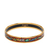 Hermès Narrow Qu Importe Le Falcon Enamel Bangle 65 Secondhand