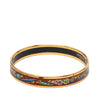 Hermès Narrow Qu Importe Le Falcon Enamel Bangle 65 Secondhand