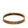 Hermès Narrow Qu Importe Le Falcon Enamel Bangle 65 Secondhand