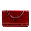 Chanel CC Embossed Patent Camellia Wallet On Chain Secondhand