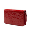 Chanel CC Embossed Patent Camellia Wallet On Chain Secondhand