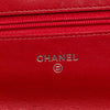 Chanel CC Embossed Patent Camellia Wallet On Chain Secondhand