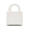Secondhand Dior Mini Ultra Matte Calfskin Diamond Cannage Lady Dior