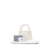 Secondhand Dior Mini Ultra Matte Calfskin Diamond Cannage Lady Dior