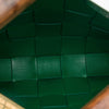 Bottega Veneta Lambskin Maxi Intrecciato The Snap Clutch Secondhand