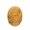 Chanel CC Gold Plated Crown Oval Brooch Secondhand