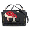 Secondhand Ferragamo Studded Leather Ladybug Vara Bow Crossbody