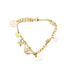 Louis Vuitton Gold Plated Monogram Blooming Supple Bracelet Secondhand