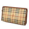 Burberry Haymarket Check Coated Canvas Clutch Secondhand