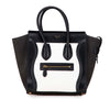 Celine Micro Bicolor Nubuck and Drummed Calfskin Luggage Tote Secondhand