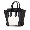Celine Micro Bicolor Nubuck and Drummed Calfskin Luggage Tote Secondhand