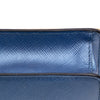 Prada Saffiano Lux Metal Bar Chain Crossbody Secondhand