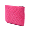 Chanel Small Quilted Lambskin O Case Clutch Secondhand