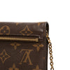 Louis Vuitton Monogram Christmas Animation Bears on Skis Pochette Weekend Chain Wallet Secondhand