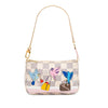 Secondhand Louis Vuitton Damier Azur Christmas Birds Mini Pochette Accessoires