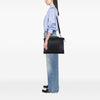 Fendi Medium Zucca Embossed Leather Peekaboo Iconic Business Bag Secondhand