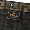 Fendi Zucca Canvas Foldable Jolly Trailer Rolling Cart Secondhand