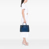 Prada Medium Bicolor Saffiano Lux Galleria Double Zip Satchel Secondhand