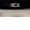 Hermès Epsom and Palladium Plated Kelly Extreme Dog Bracelet Secondhand