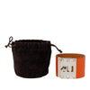 Hermès Epsom and Palladium Plated Kelly Extreme Dog Bracelet Secondhand