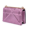Dior Small Metallic Patent Microcannage Diorama Flap Secondhand