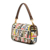 Fendi Zucca Canvas Embroidered Baguette Satchel Secondhand