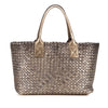 Bottega Veneta Medium Lambskin Intreccio Cabat Tote Secondhand