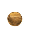 Chanel CC Gold Plated Sunburst Brooch Secondhand
