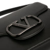 Valentino Calfskin Logo Flap Satchel Secondhand