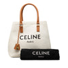 Celine Small Canvas Logo Print Horizontal Cabas Tote Secondhand
